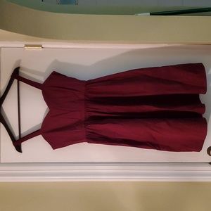 Lindy Bop Burgundy Dress Size UK 12